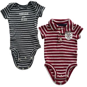 Carter’s Newborn Bodysuite For Boy’s Tough Like Dad Onsie 2pc
